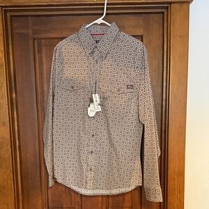 Justin Men's Geometric Pattern Shirt